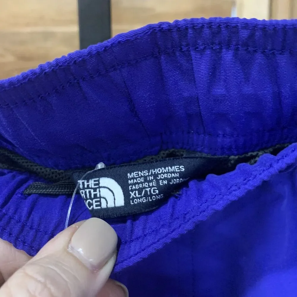 The North Face Men’s V P/O Swim Trunks Aztec Blue Elastic Waist Size XL NWT